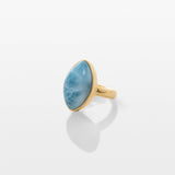 Gold Vermeil Ring Ivy Marquis Cut