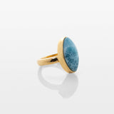 Gold Vermeil Ring Ivy Marquis Cut