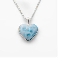Larimar Heart Pendant Rene
