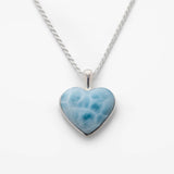 Larimar Heart Pendant Rene
