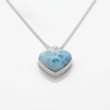 Larimar Heart Pendant Rene