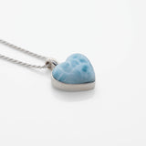 Larimar Heart Pendant Rene