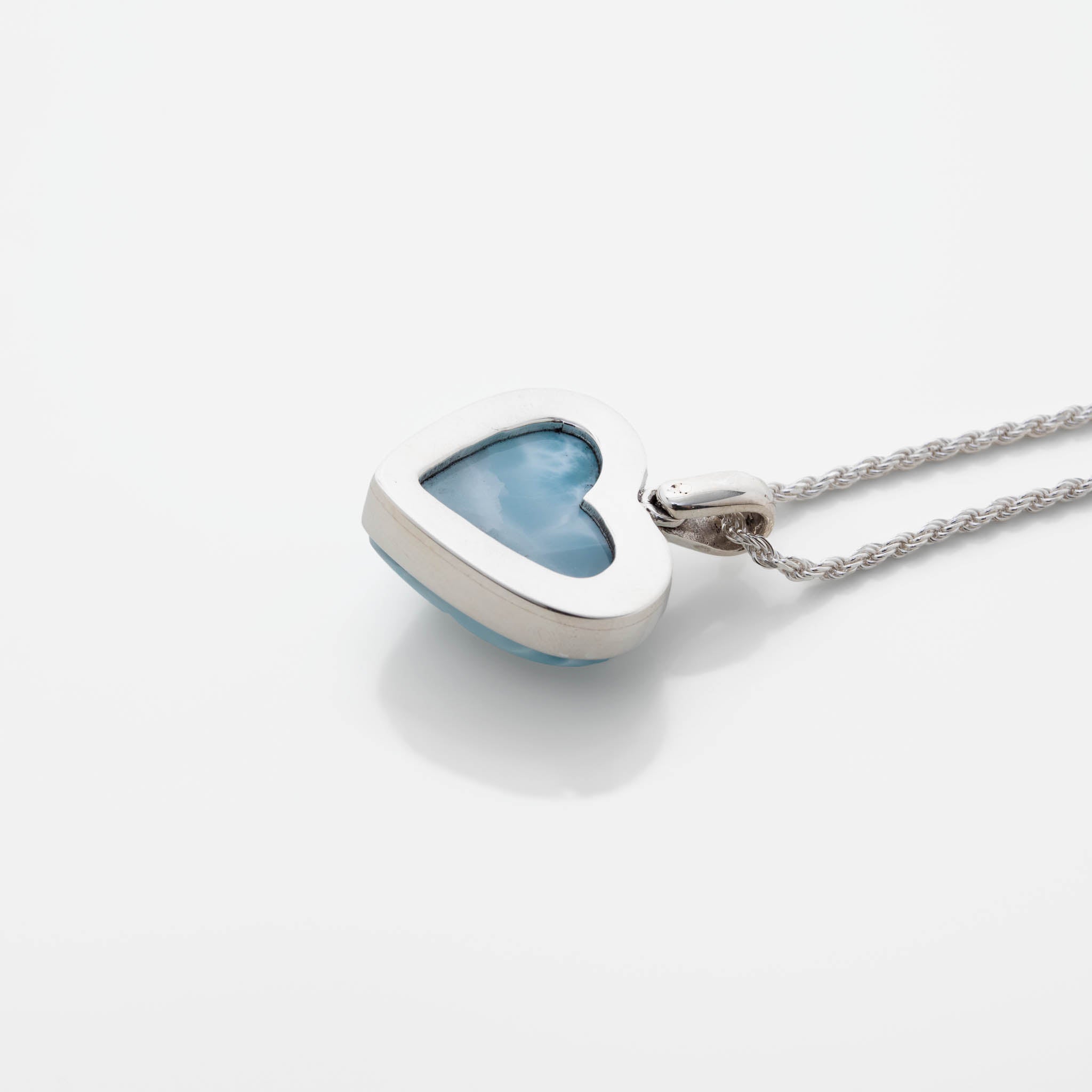 Larimar Heart Pendant Rene
