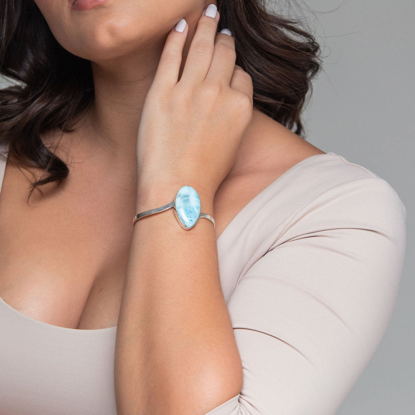 IRIEBEACH Larimar bangle バングル（Larimar Bangle ハワイアン