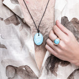 Larimar Necklace Kai