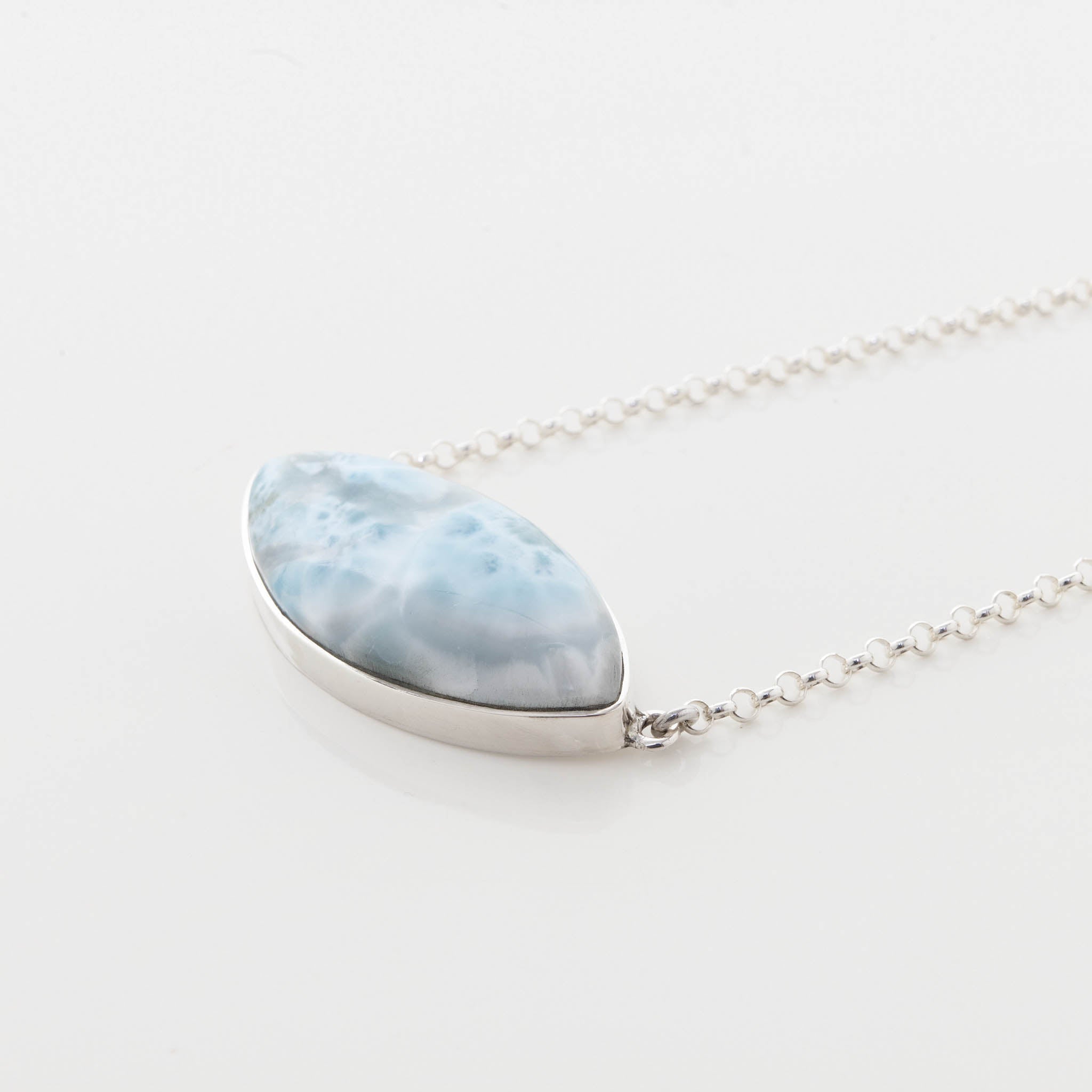 Larimar Necklace Sarah