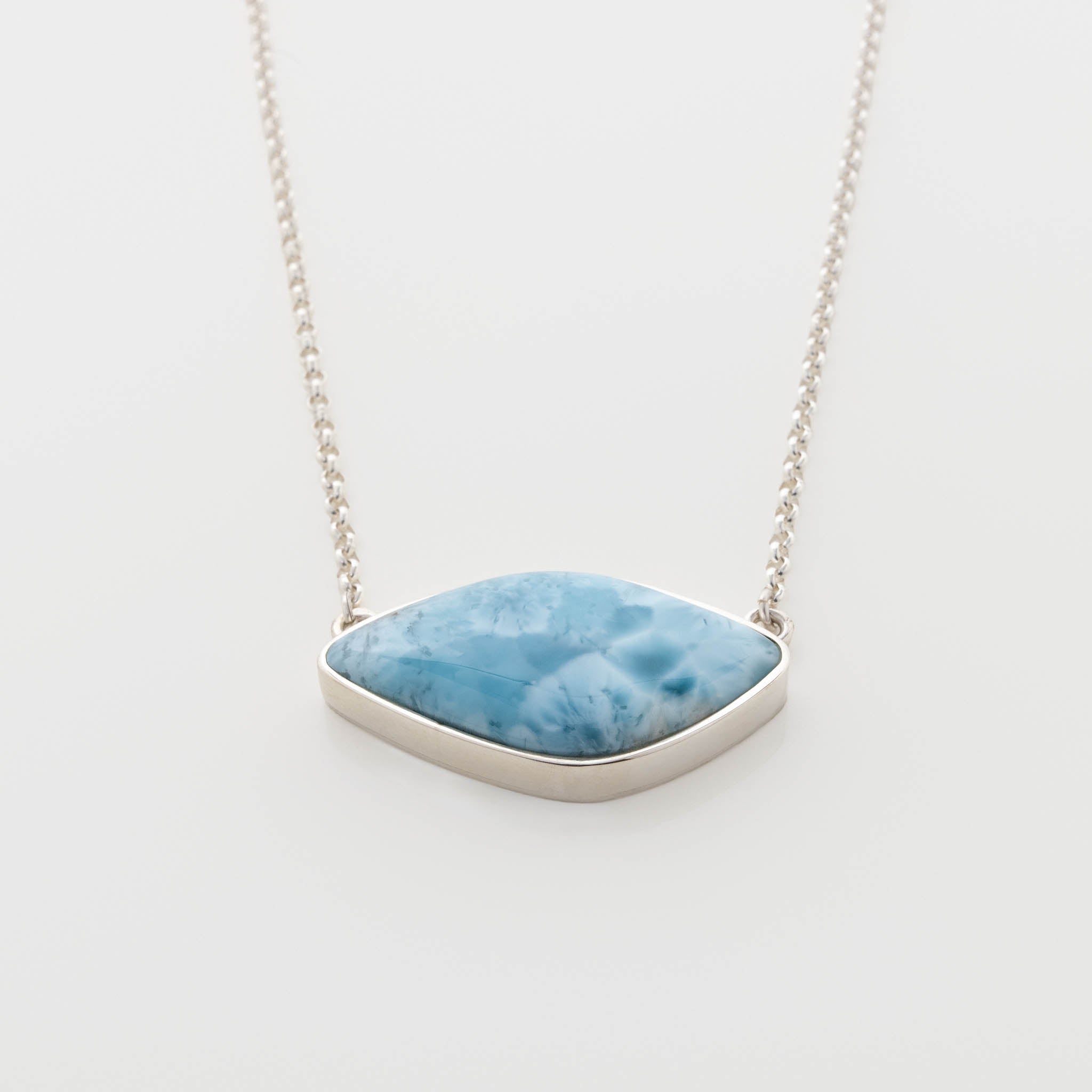 Blue Larimar Necklace Scarlett