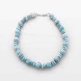 Larimar Bead Necklace Sky