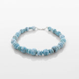 Larimar Bead Necklace Sky
