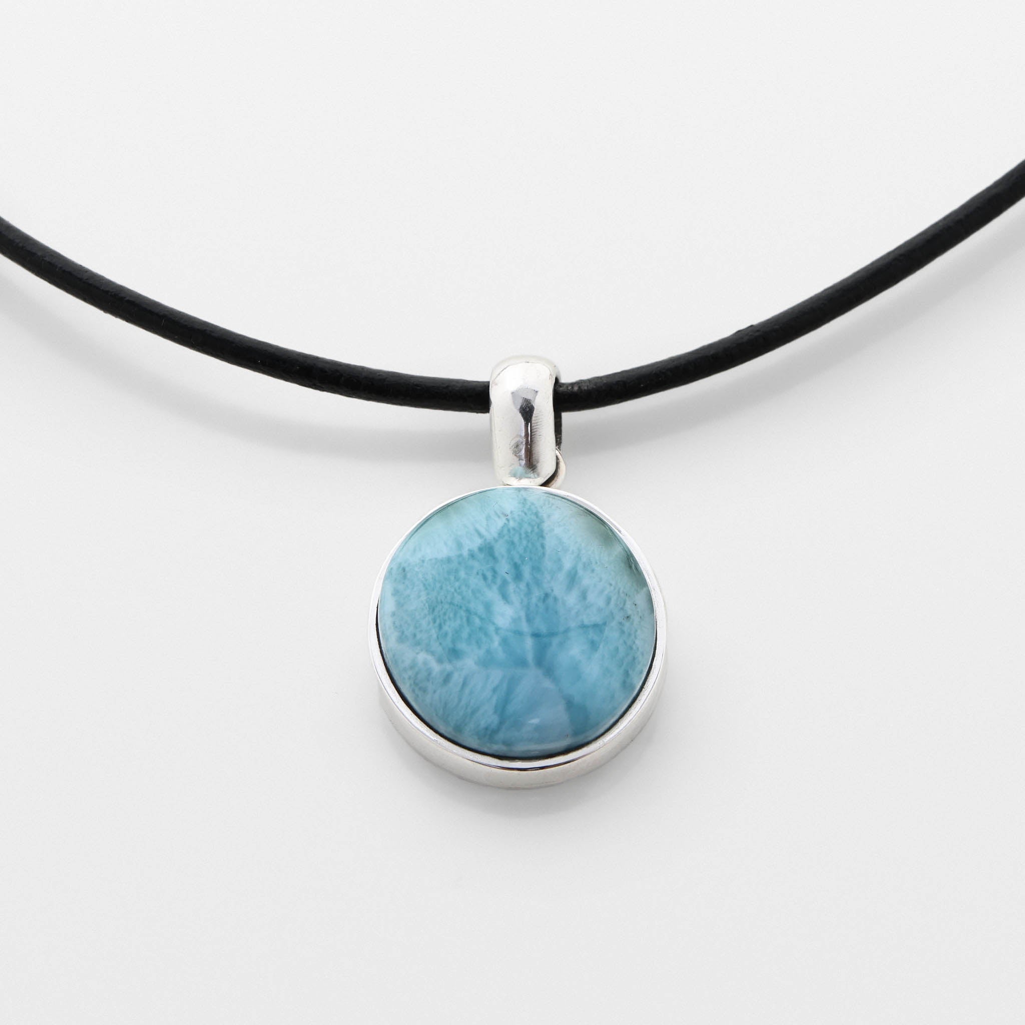 Larimar Circle Pendant Anahi