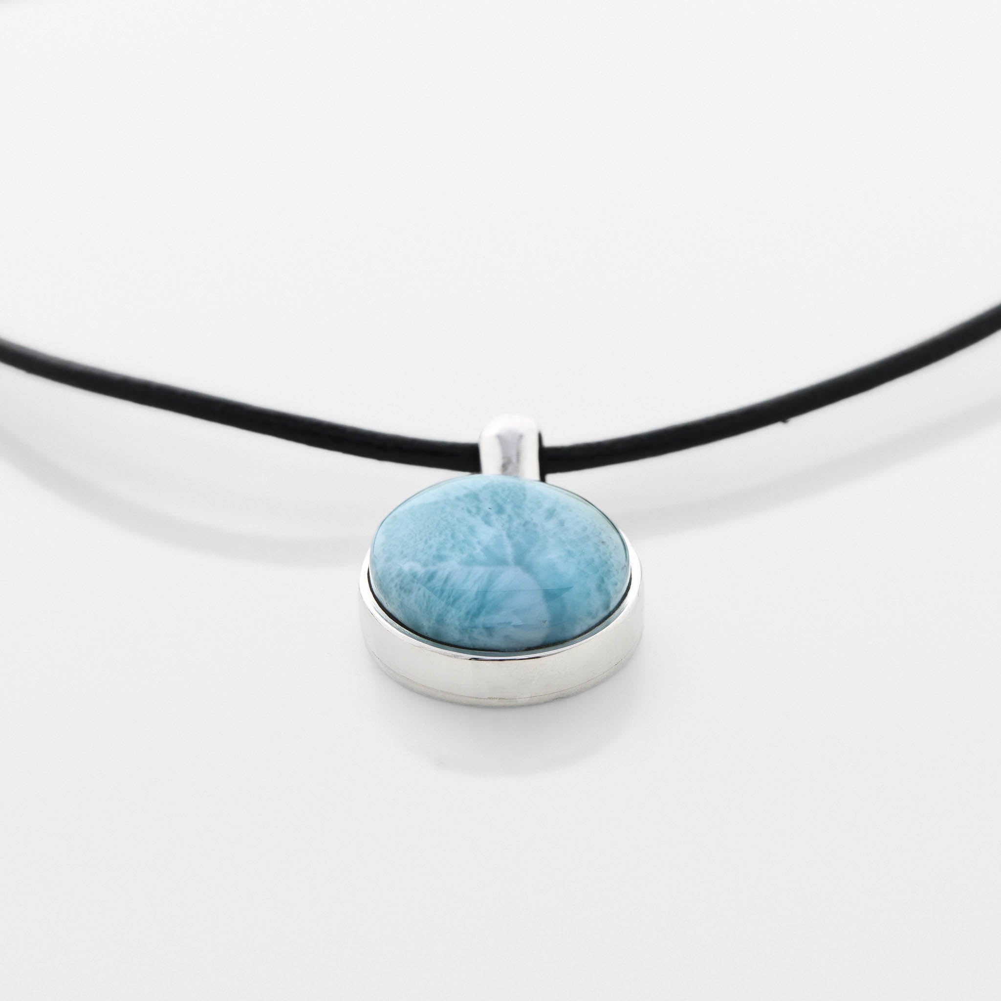 Larimar Circle Pendant Anahi