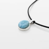 Larimar Circle Pendant Anahi