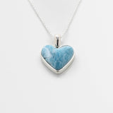 Larimar Heart Pendant Anika