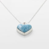 Larimar Heart Pendant Anika