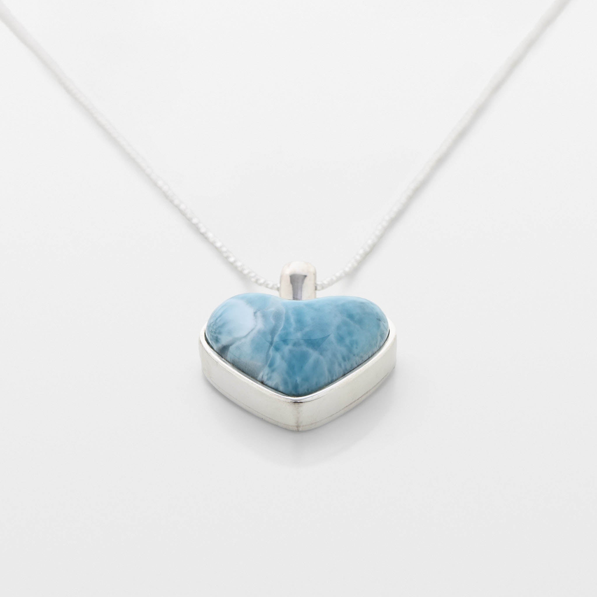 Larimar Heart Pendant Anika