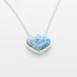 Larimar Heart Pendant Aria
