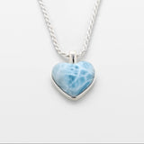 Larimar Heart Pendant Aria