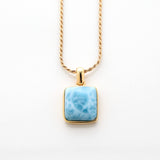 Larimar Pendant Rebecca Square