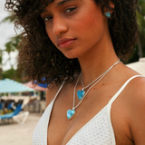 Larimar Heart Pendant Rene