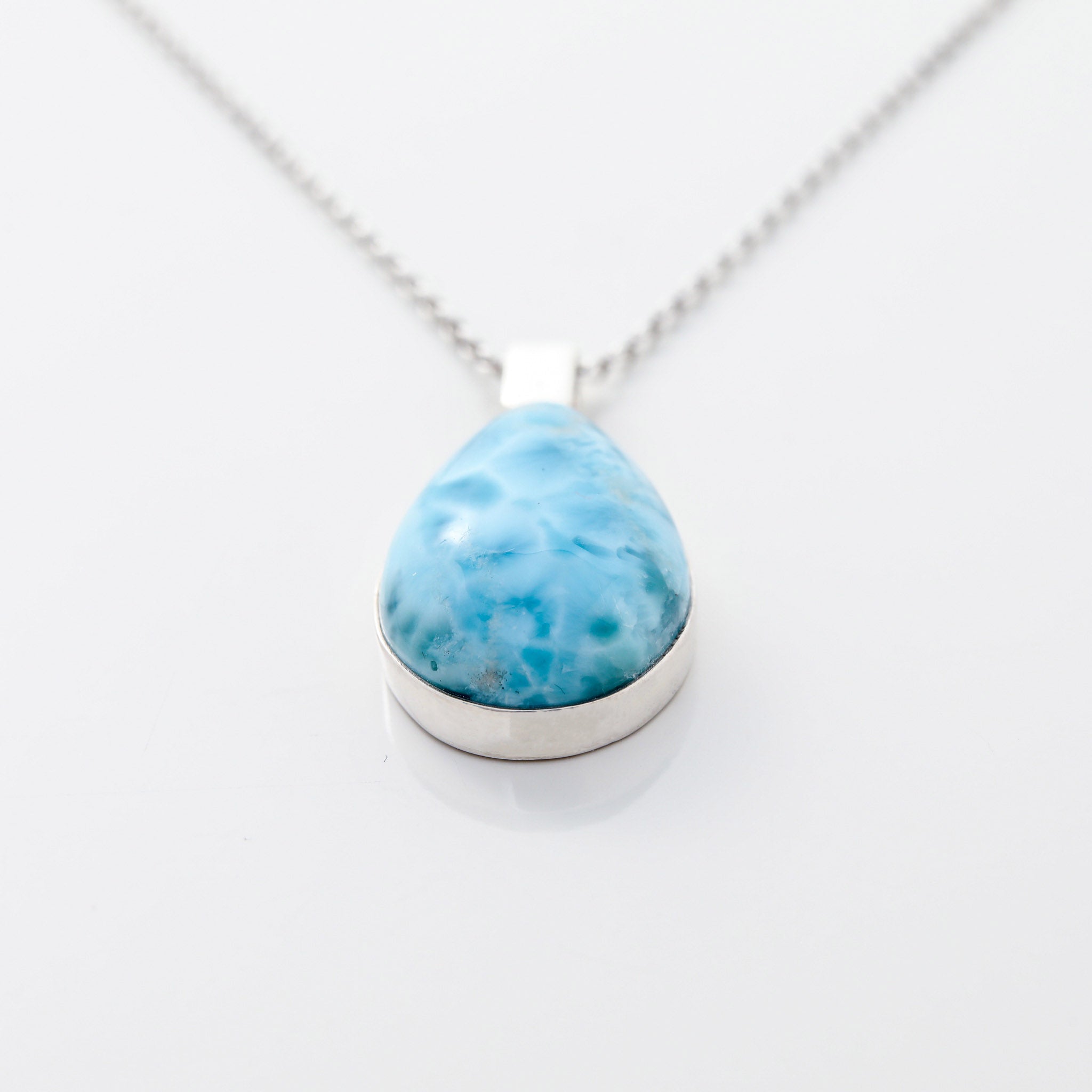 Larimar TearDrop Pendant for women