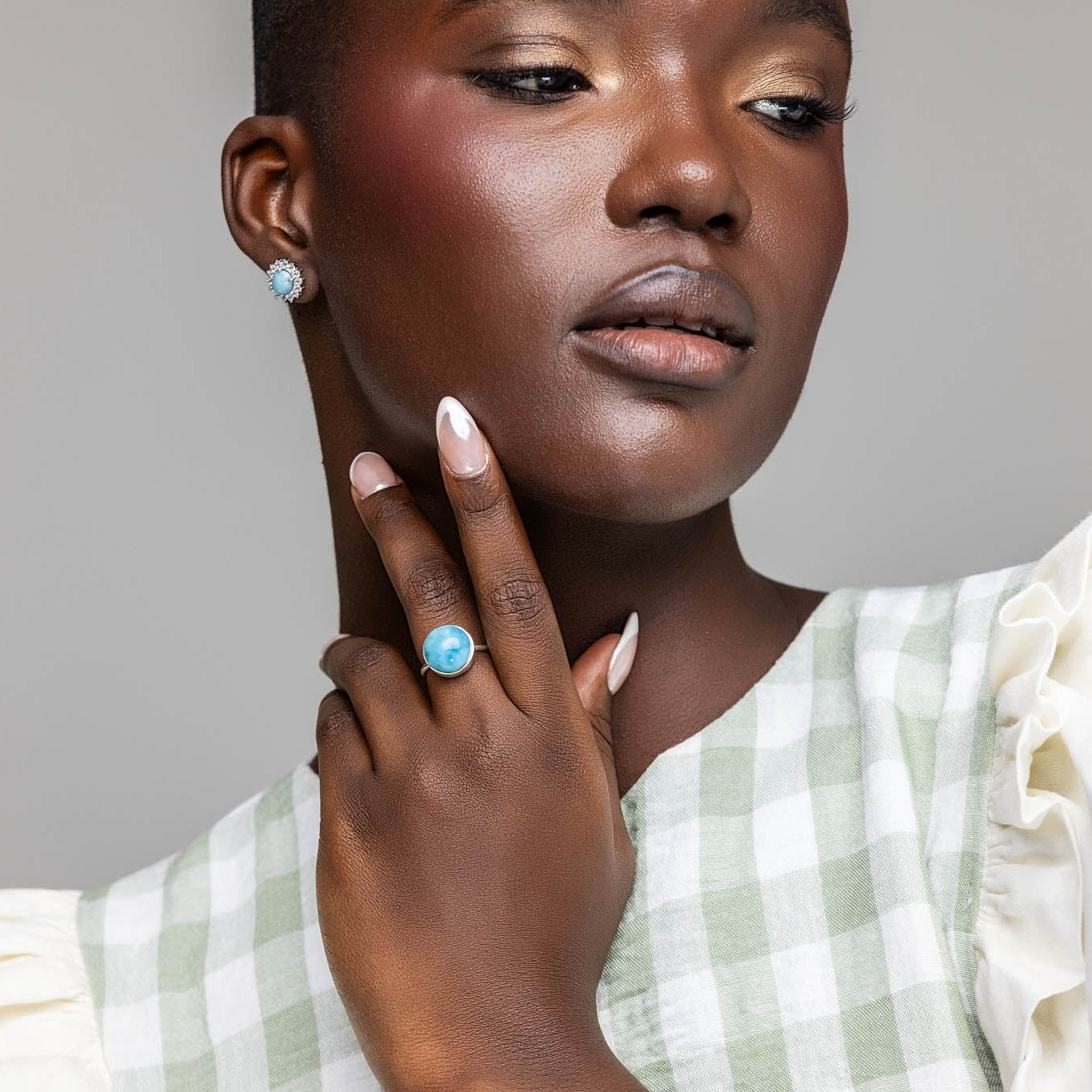 Larimar Ring Beck Circle