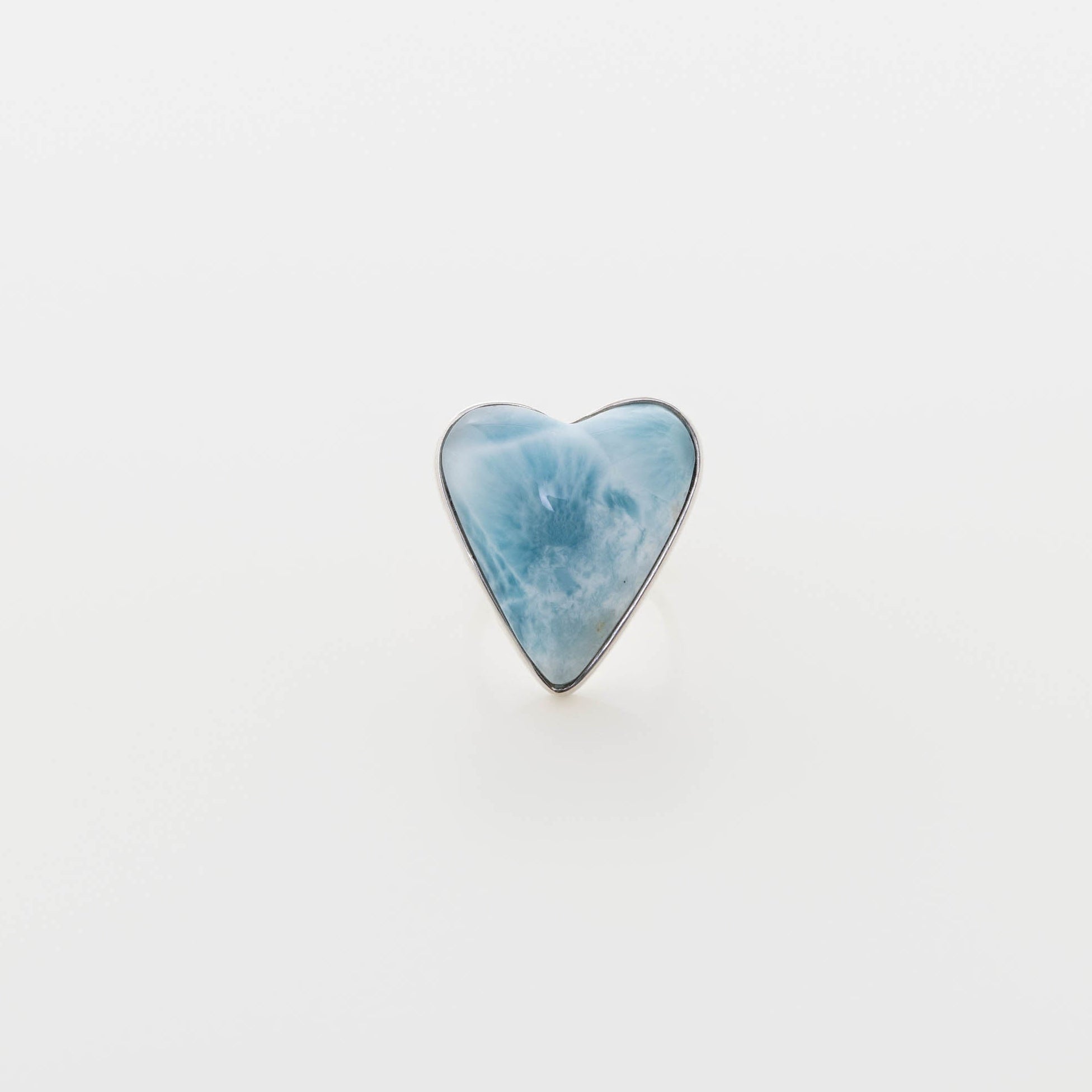 Larimar Heart Ring Calliope
