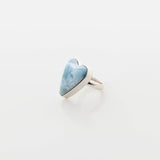Larimar Heart Ring Calliope