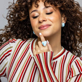 Larimar Heart Ring Calliope