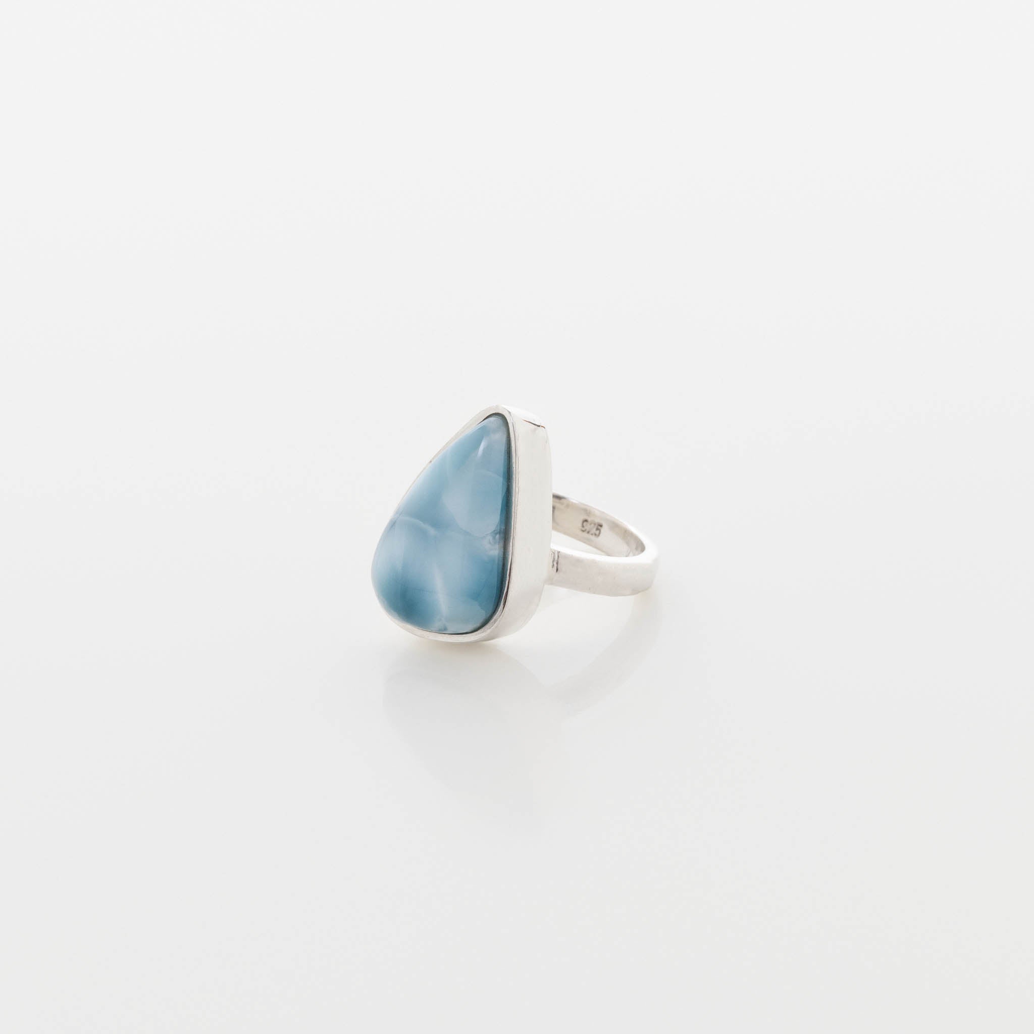 Larimar Stone Drop Ring Camila