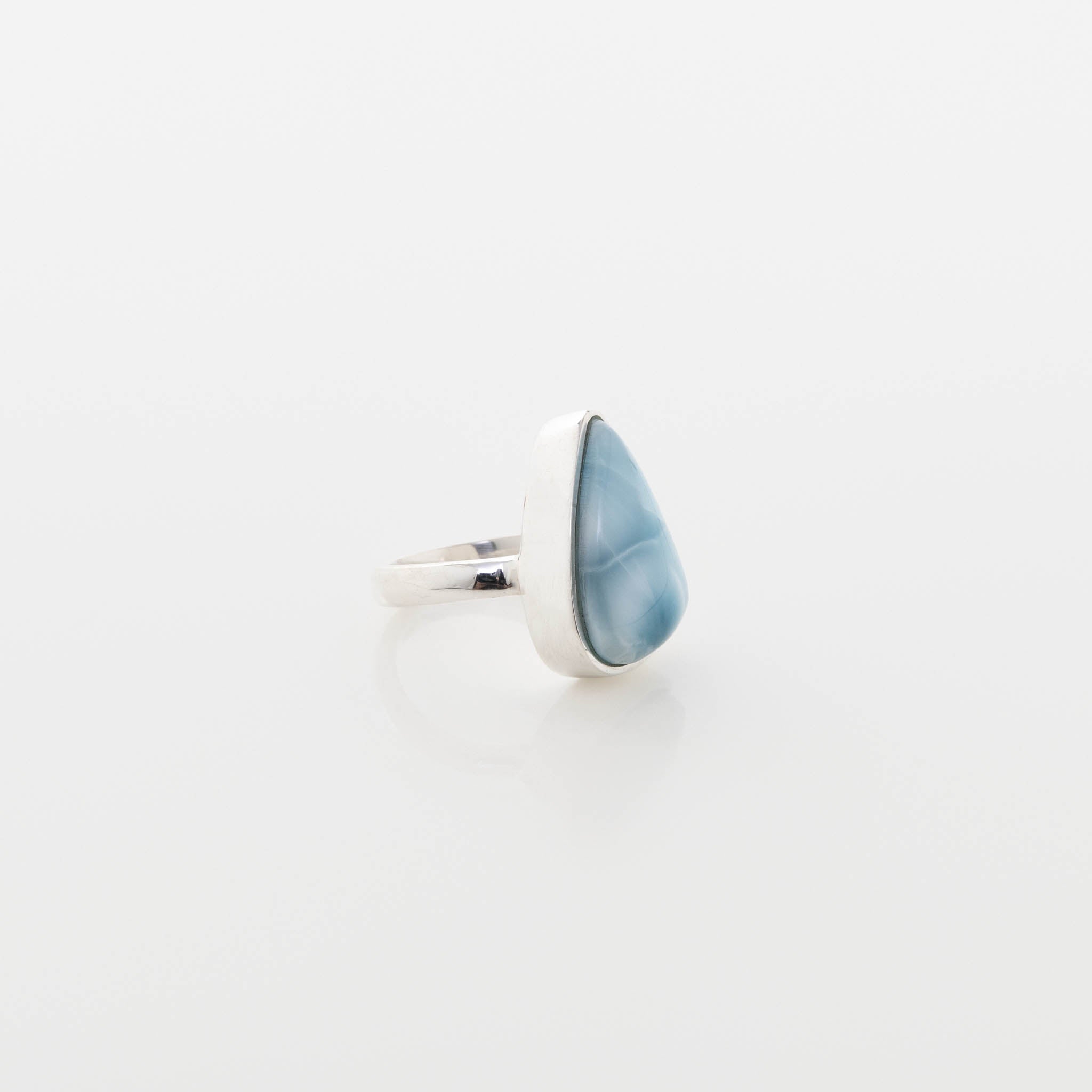 Larimar Stone Drop Ring Camila