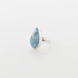 Larimar Teardrop Ring Caroline