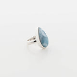 Larimar Teardrop Ring Caroline