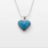 Larimar Heart Pendant Bexley