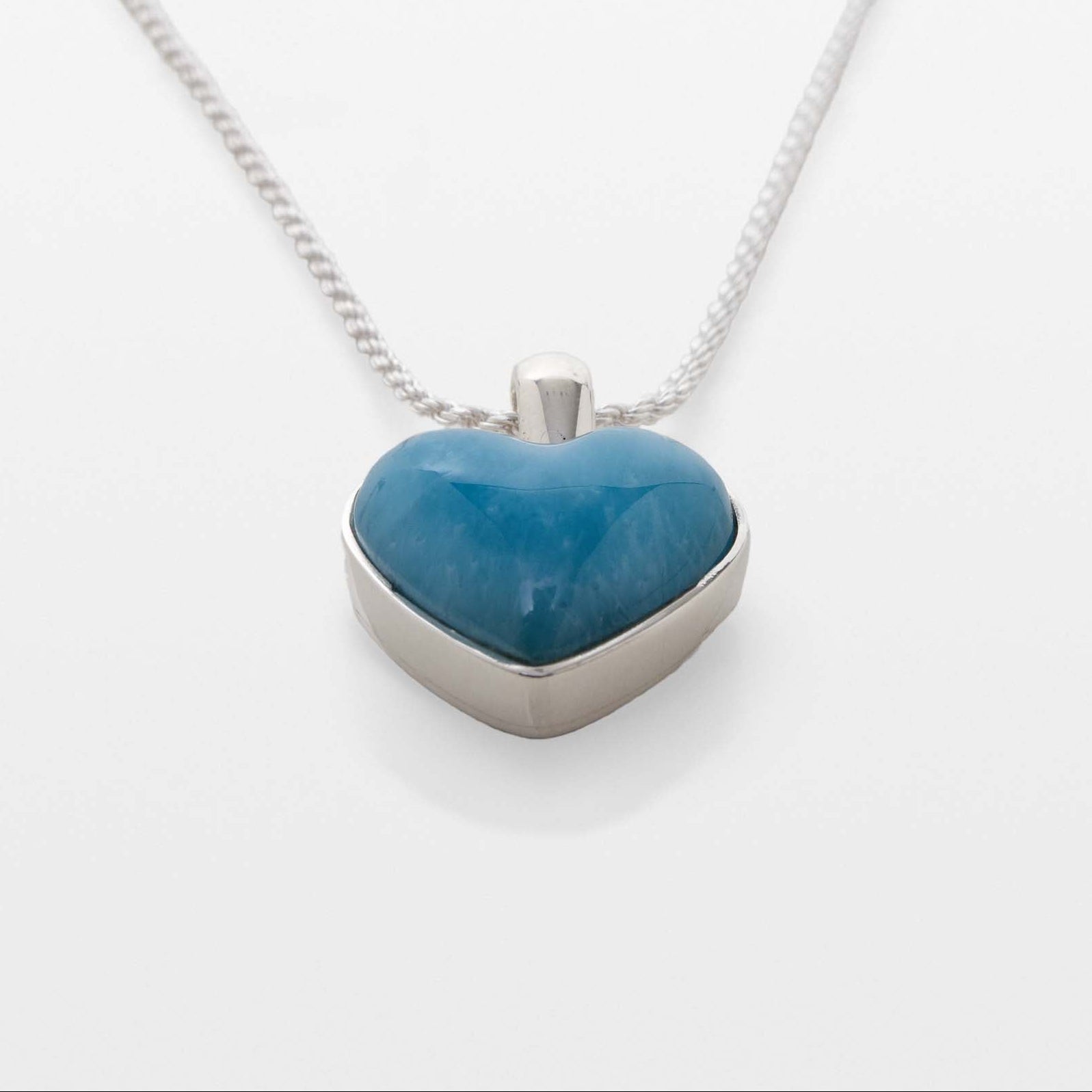 Larimar Heart Pendant Bexley
