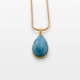 Gold Vermeil Larimar Pendant Haila