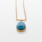 Gold Vermeil Larimar Pendant Haila