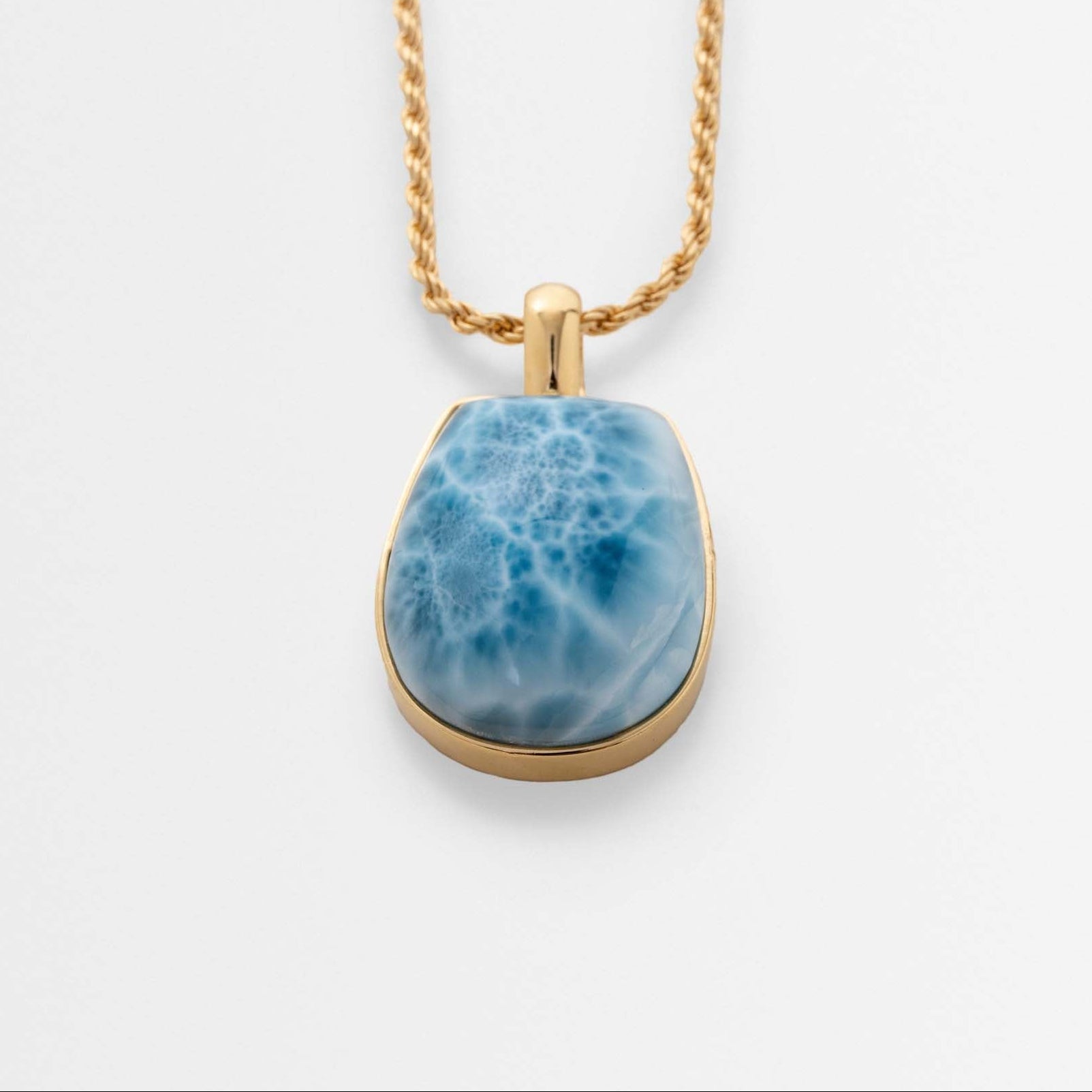 Gold Vermeil Larimar Pendant Harper