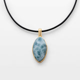 Gold Vermeil Larimar Pendant Holly