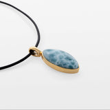 Gold Vermeil Larimar Pendant Holly