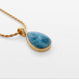 Gold Vermeil Larimar Pendant Madison
