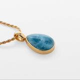Gold Vermeil Larimar Pendant Madison
