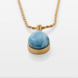 Gold Vermeil Larimar Pendant Margaret