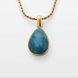 Gold Vermeil Larimar Pendant Marigold