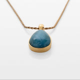 Gold Vermeil Larimar Pendant Marigold