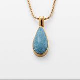 Gold Vermeil Larimar Pendant Maxine