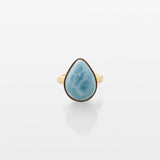 Gold Vermeil Larimar Ring Alice