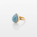 Gold Vermeil Larimar Ring Alice