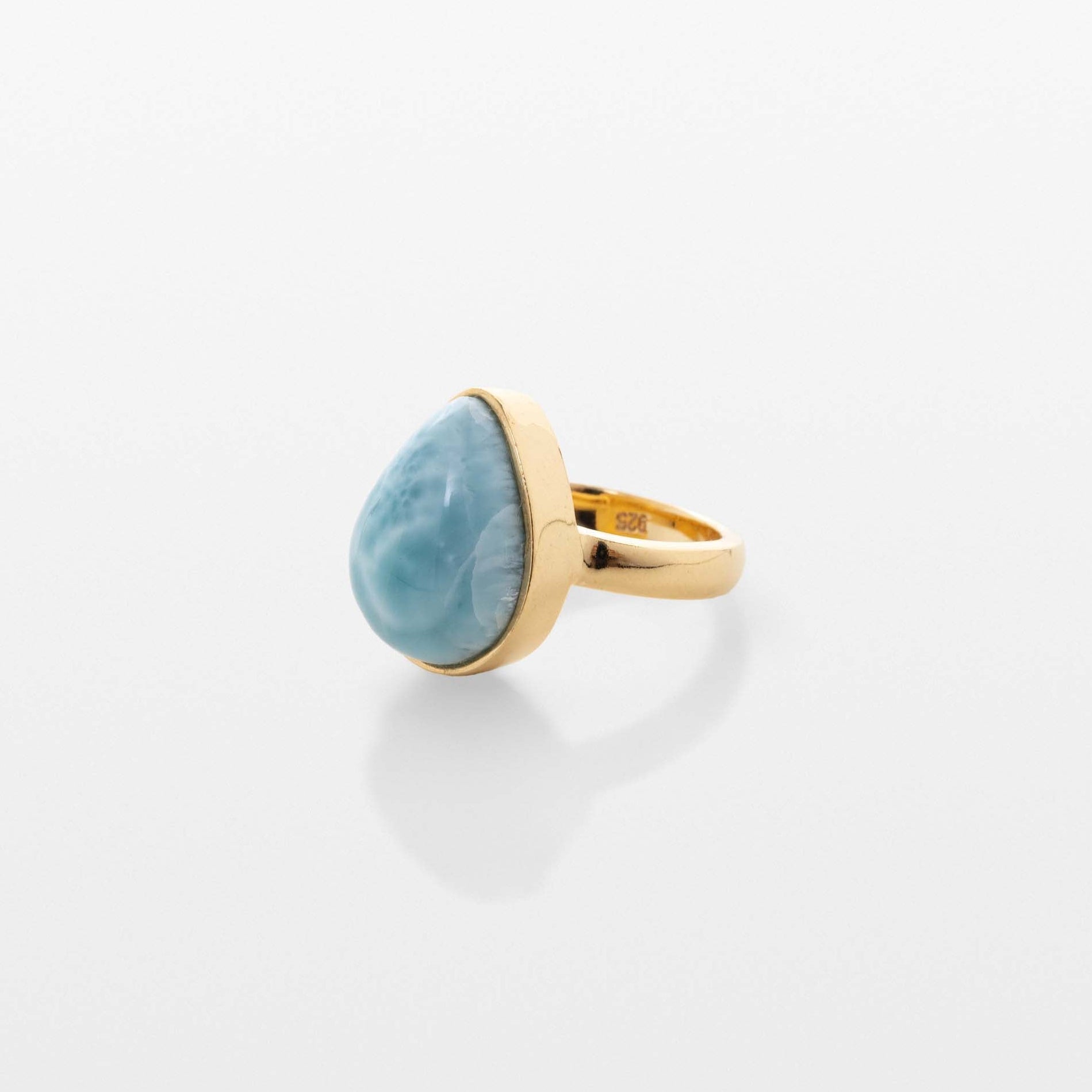 Gold Vermeil Larimar Ring Alice