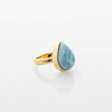 Gold Vermeil Larimar Ring Alice