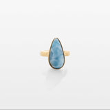 Gold Vermeil Larimar Ring Aly